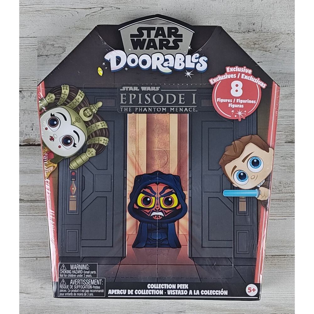 DISNEY DOORABLES Star Wars: Phantom Menace Episode I Collection Peek 8 Figures